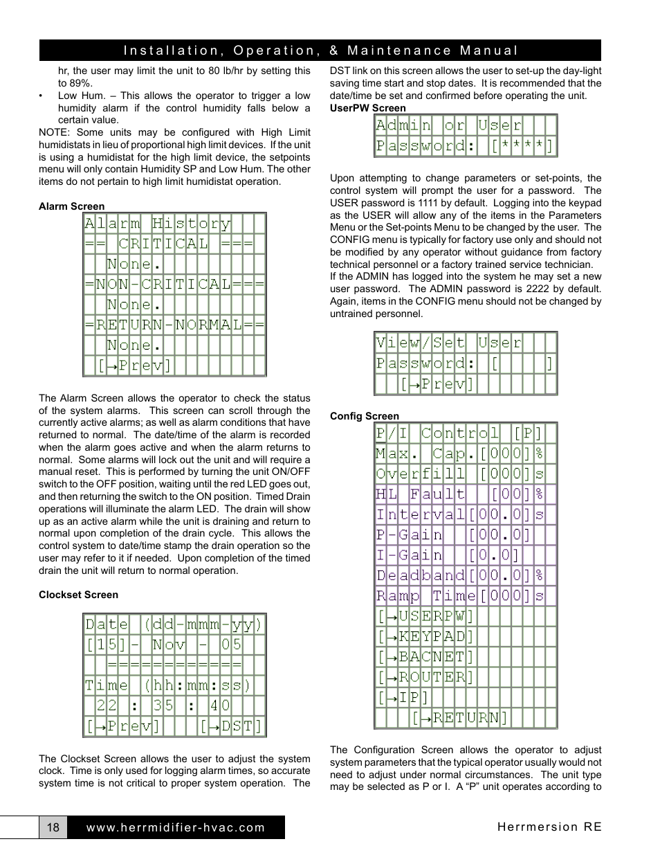 Herrmidifier Herrmersion RE User Manual | Page 18 / 24