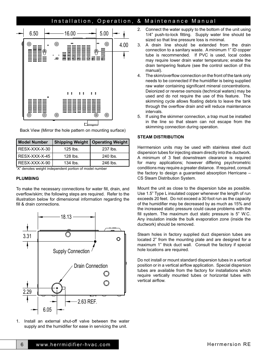 Herrmidifier Herrmersion RE User Manual | Page 6 / 24