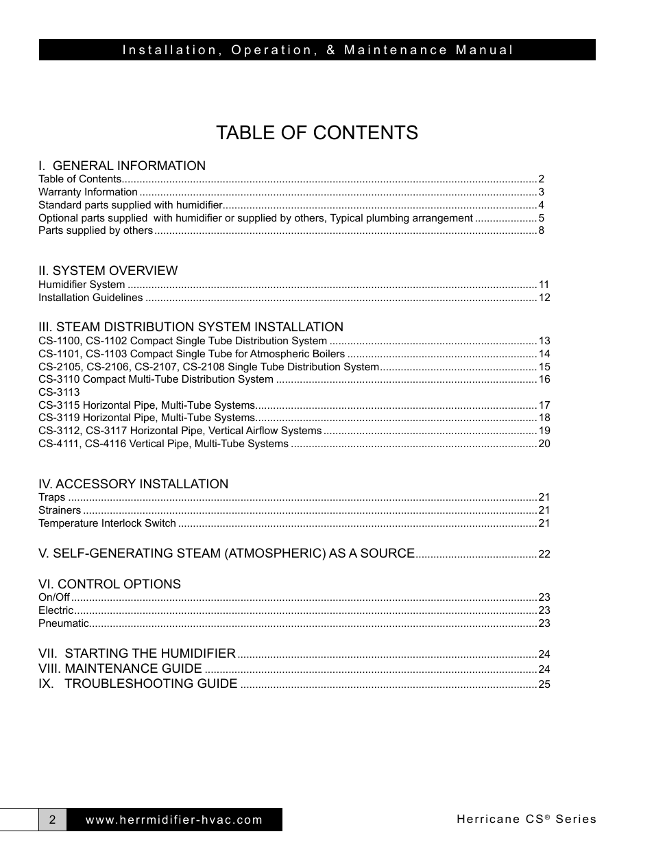 Herrmidifier Herricane CS User Manual | Page 2 / 28