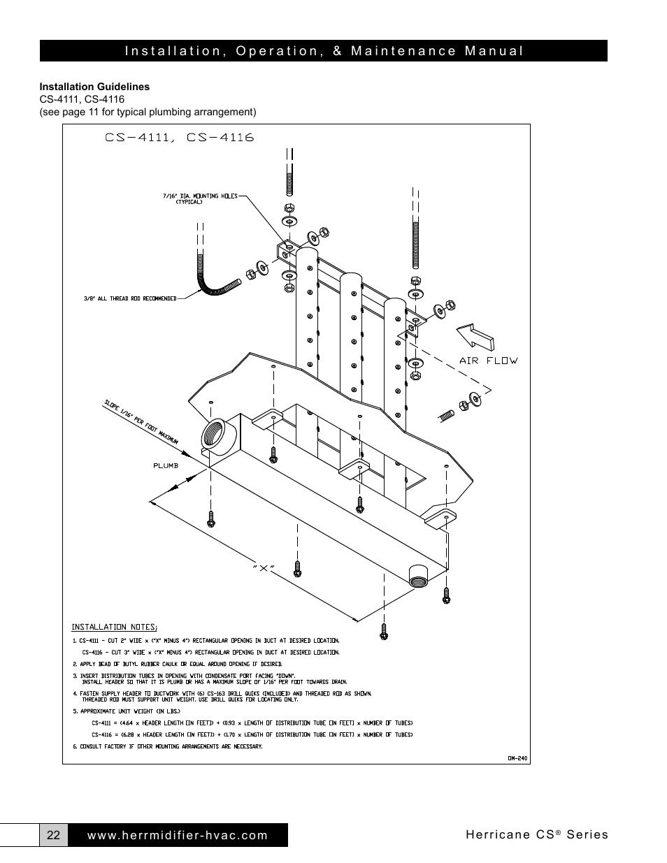 Herrmidifier Herricane CS User Manual | Page 22 / 28