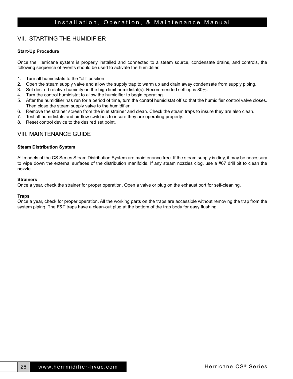 Herrmidifier Herricane CS User Manual | Page 26 / 28