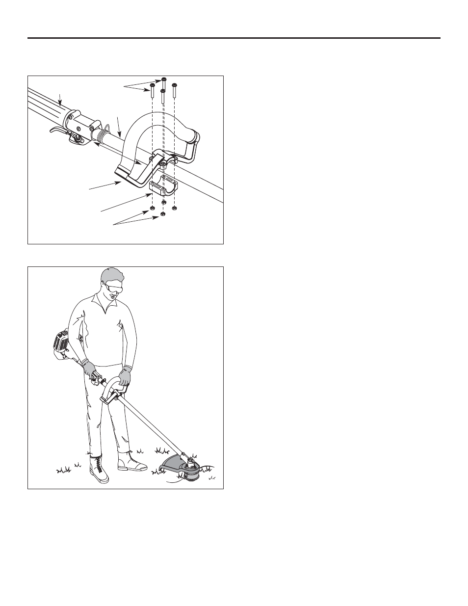 Assemblage, Installation et réglage de la poigneé en d | Cub Cadet CC3075 User Manual | Page 31 / 72