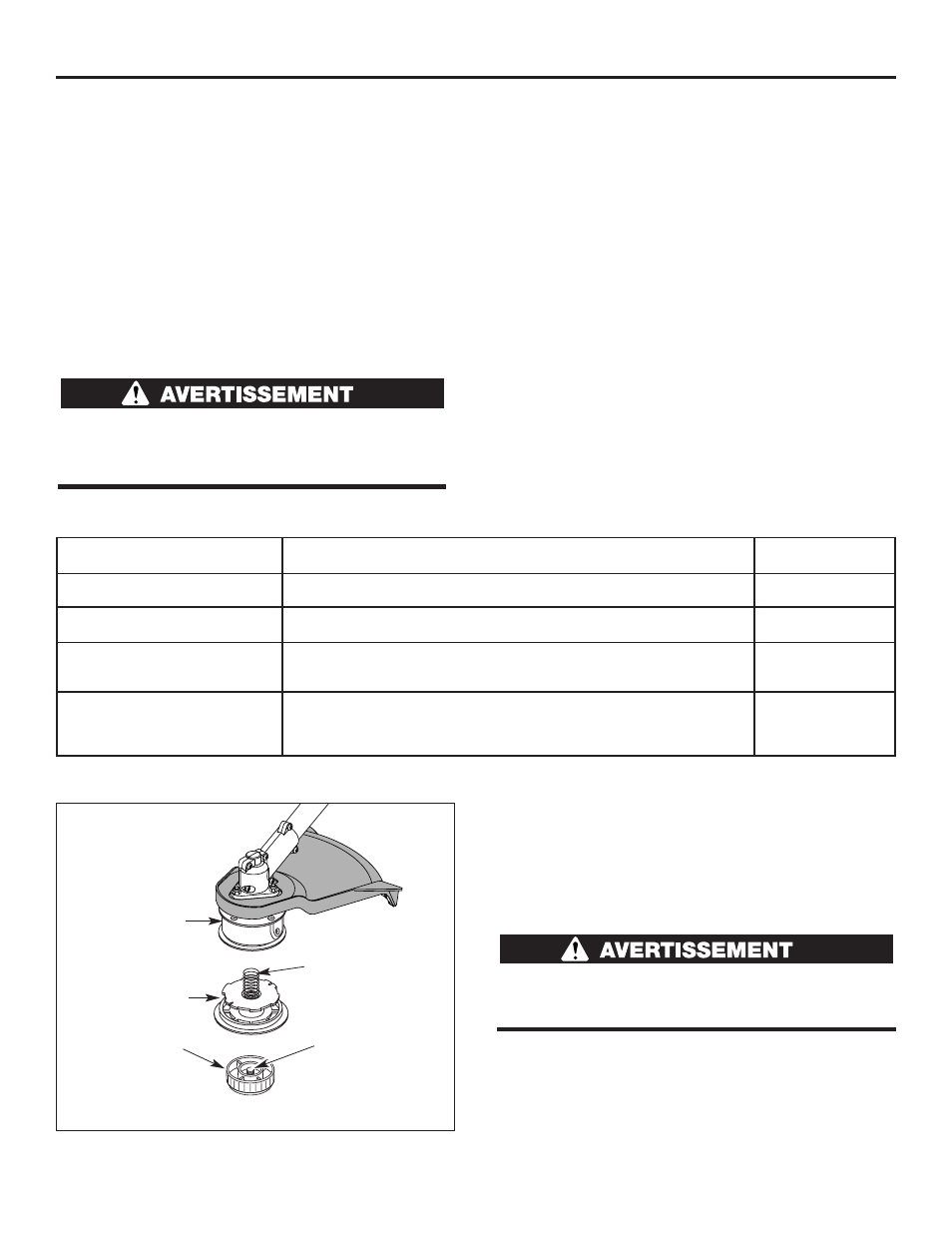 Entretien, Programme d’entretien, Installation du fil | Cub Cadet CC3075 User Manual | Page 36 / 72