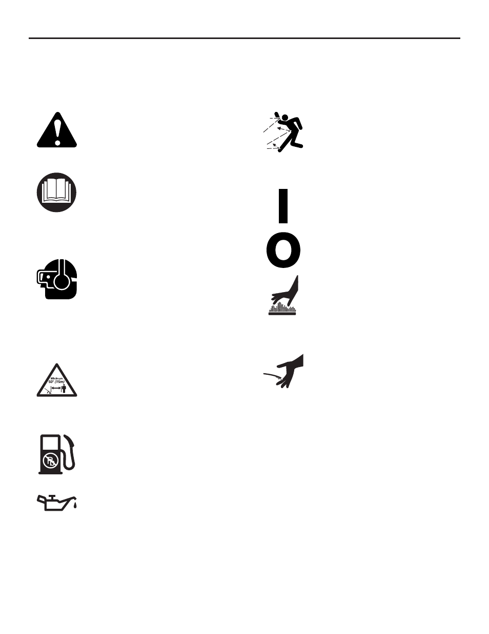 Safety (continued), Safety and international symbols | Cub Cadet CC3075 User Manual | Page 5 / 72