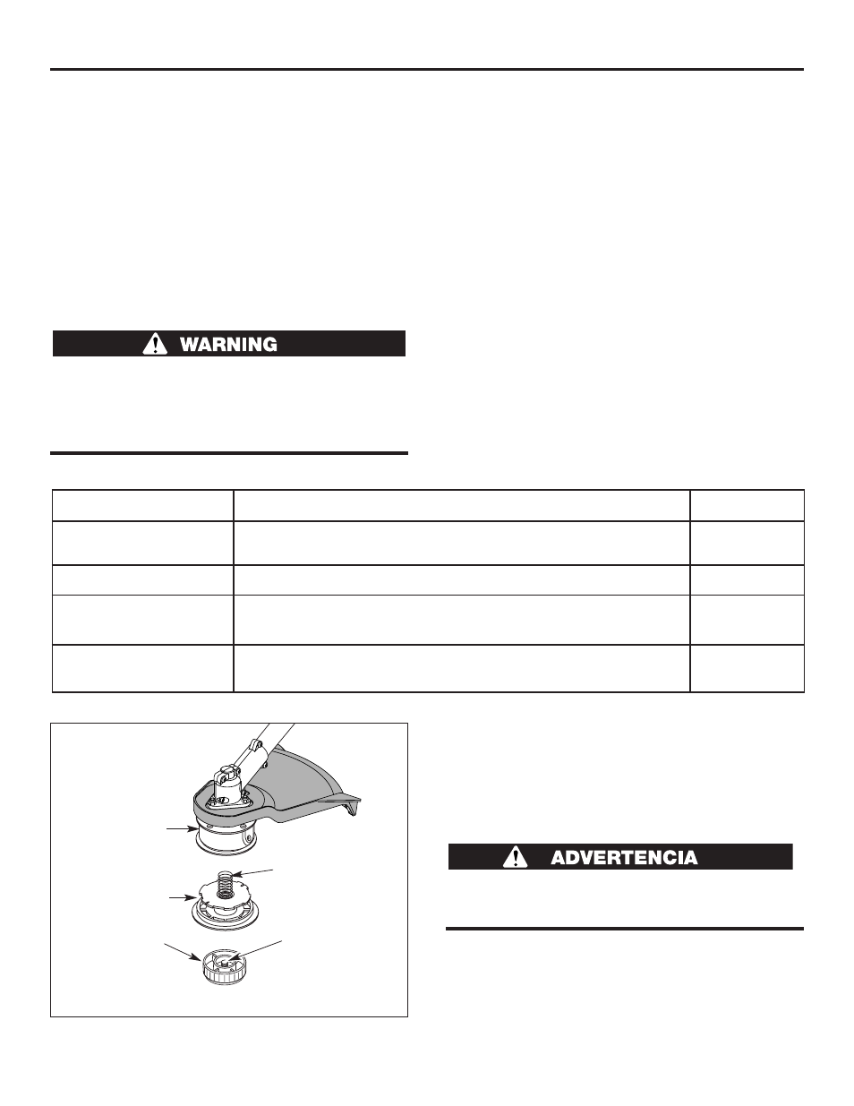 Mantenimiento, Sección 6, Programma de mantenimiento | Instalación de la linea | Cub Cadet CC3075 User Manual | Page 60 / 72