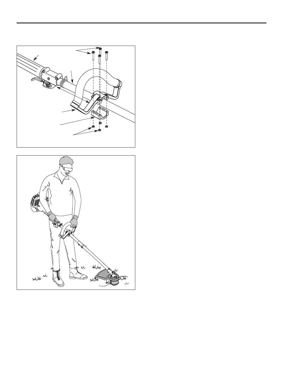 Assembly, Install and adjust the d-handle | Cub Cadet CC3075 User Manual | Page 7 / 72