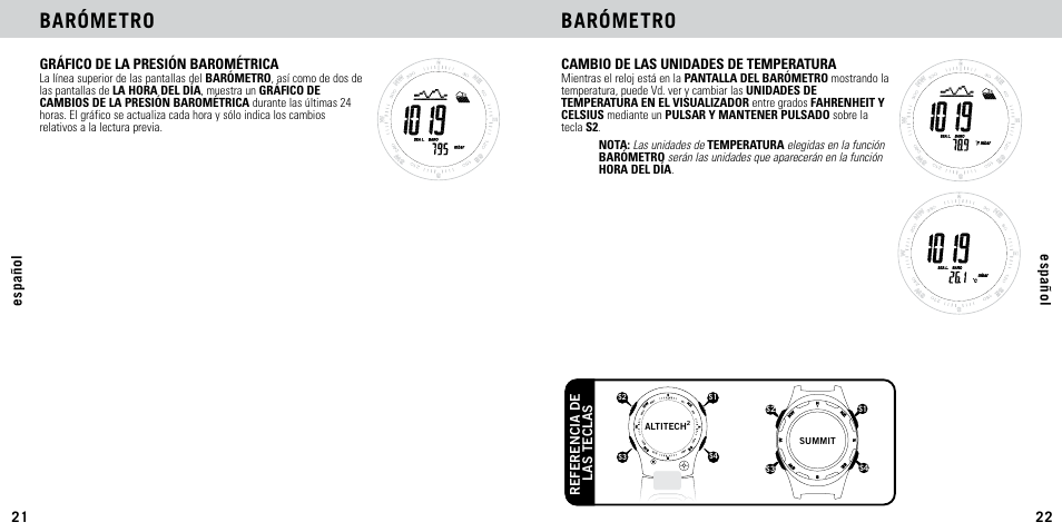 Barómetro | Highgear AltiTech 2 User Manual | Page 12 / 20