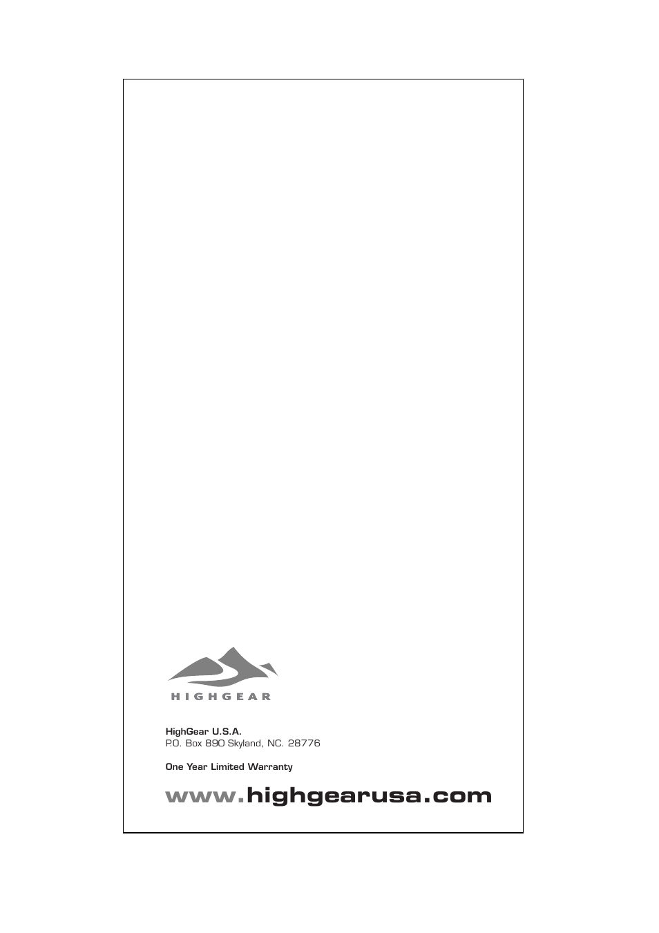 Highgear CompassHi User Manual | Page 10 / 10