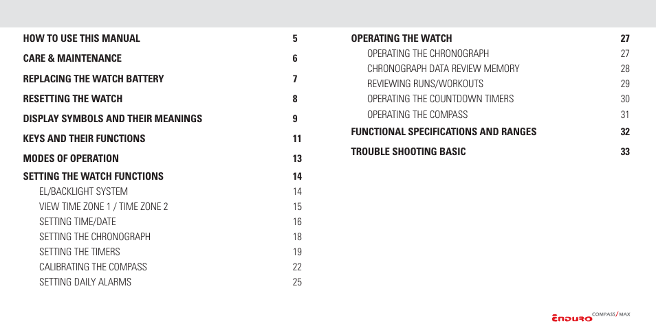 Highgear Enduro Compass User Manual | Page 3 / 19