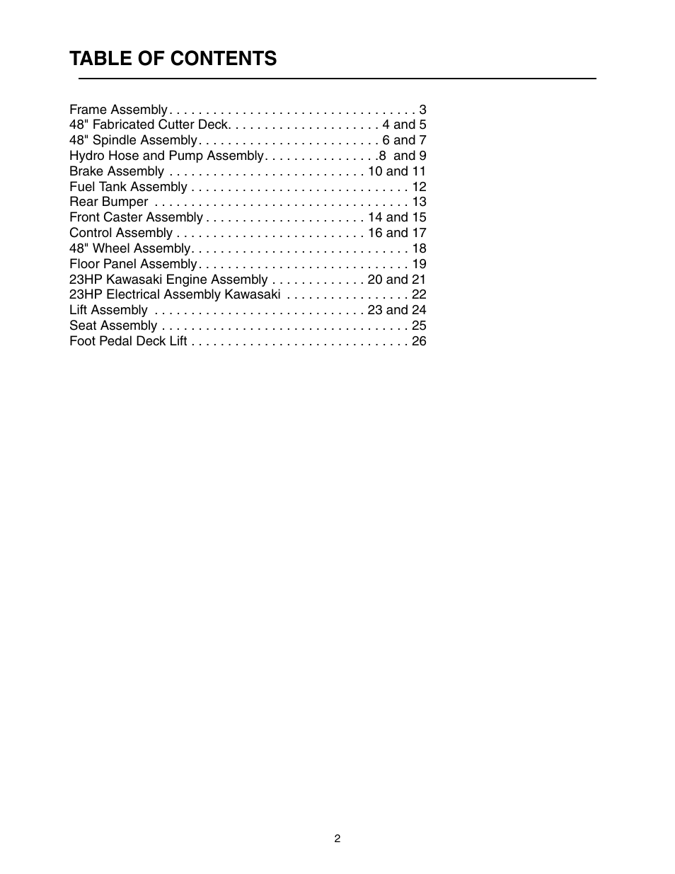 Cub Cadet Lawn Mower User Manual | Page 2 / 28