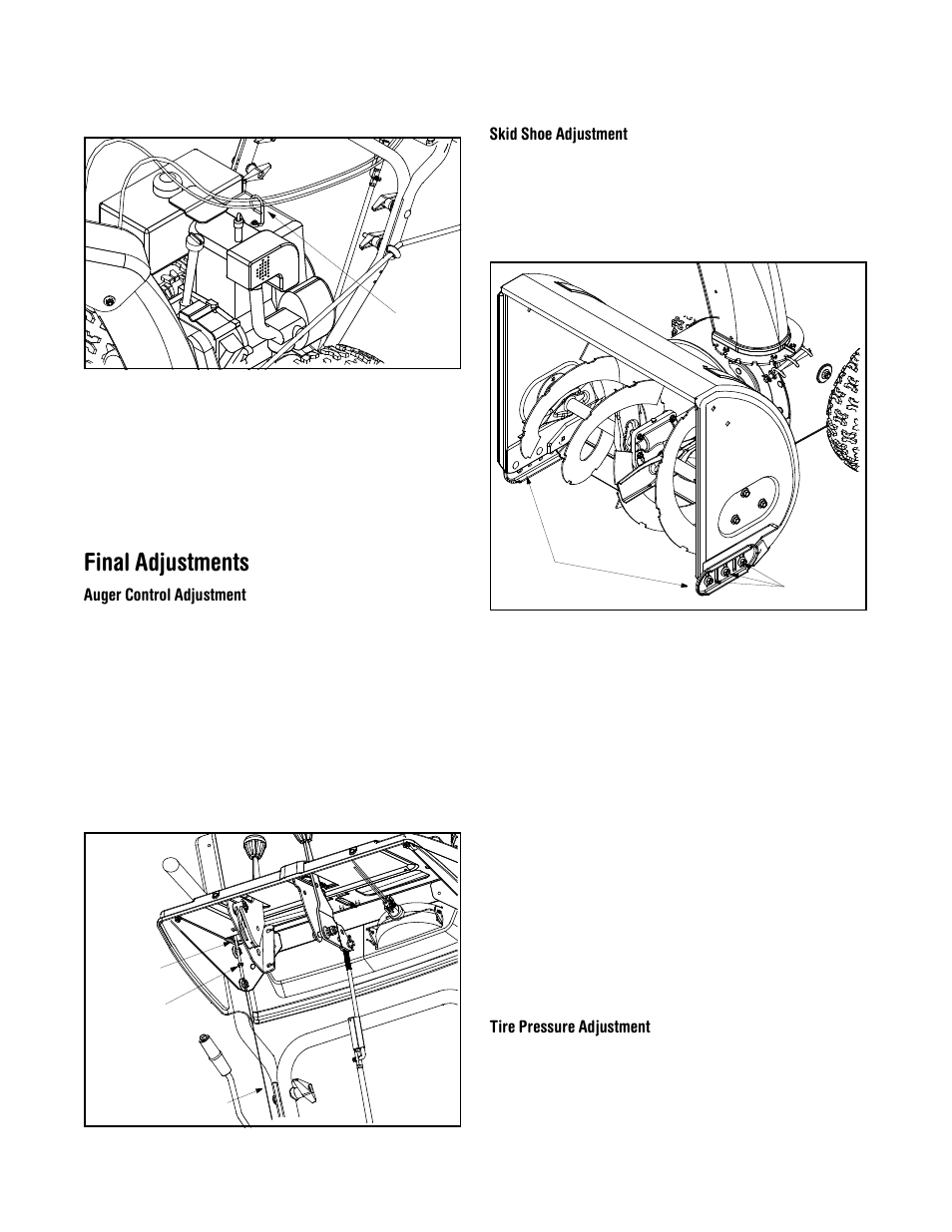 Final adjustments | Cub Cadet 522 WE User Manual | Page 6 / 28