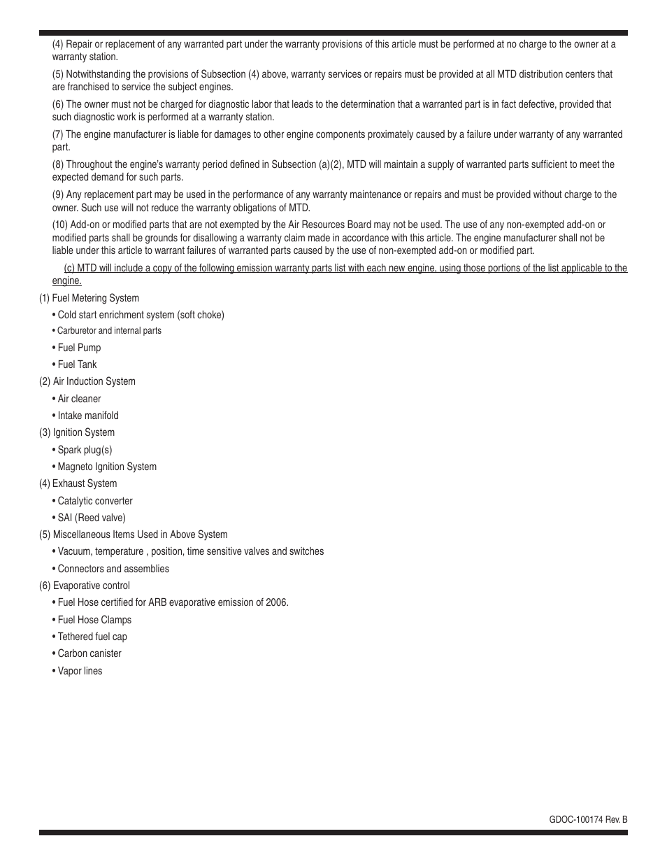 Cub Cadet TWO STAGE SNOW THROWER 930 SWE User Manual | Page 27 / 28