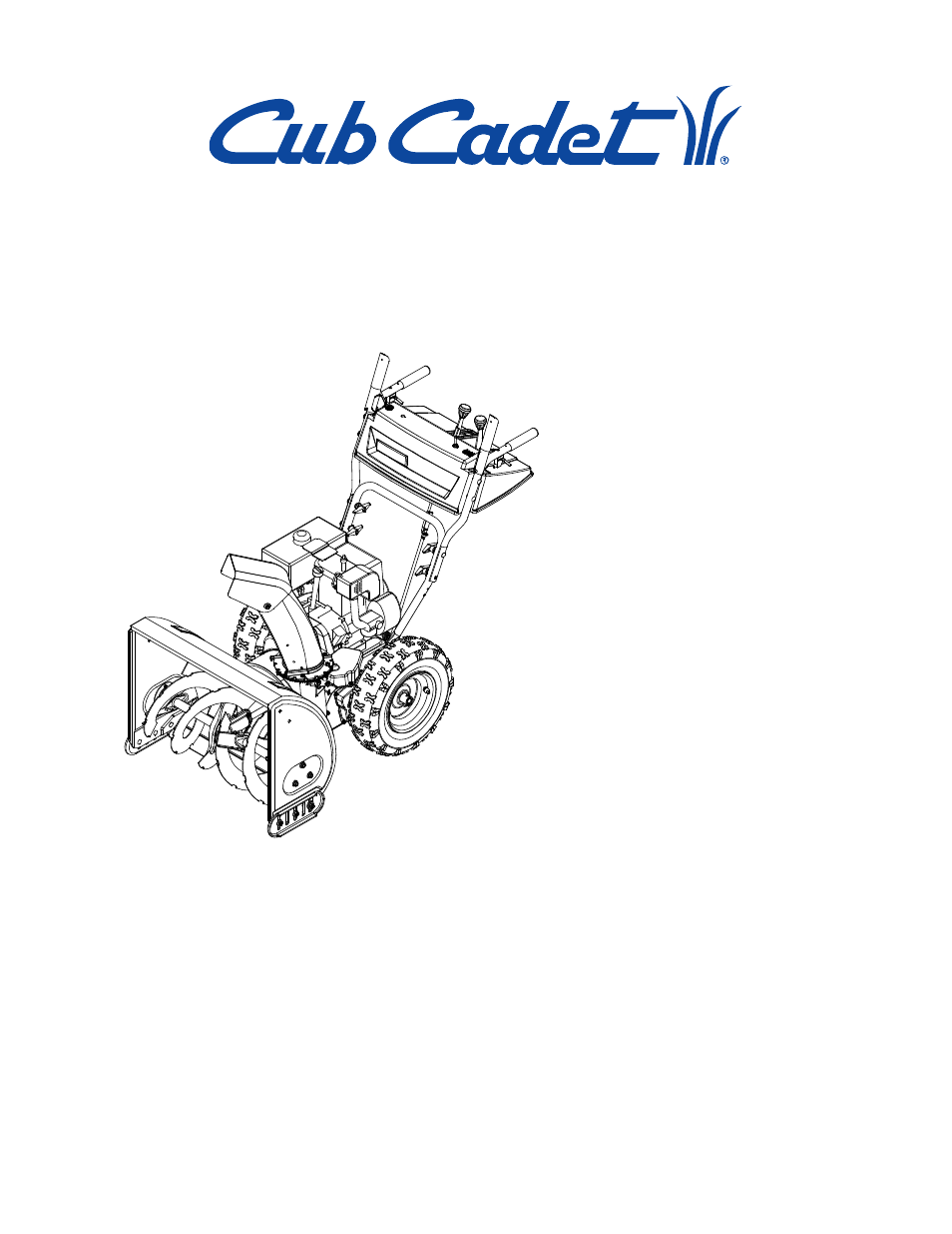 Cub Cadet 850 SWE User Manual | 28 pages