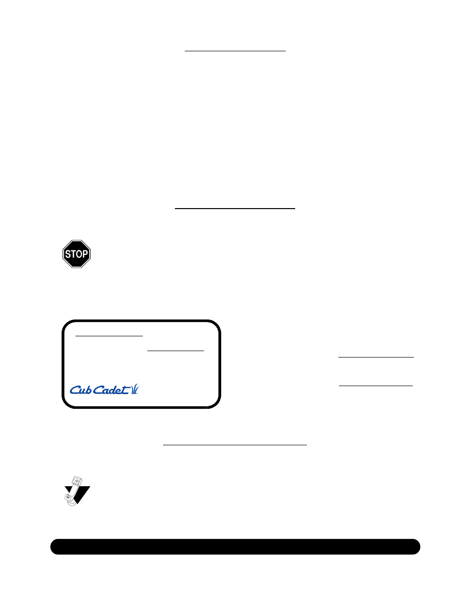 Cub Cadet 850 SWE User Manual | Page 2 / 28
