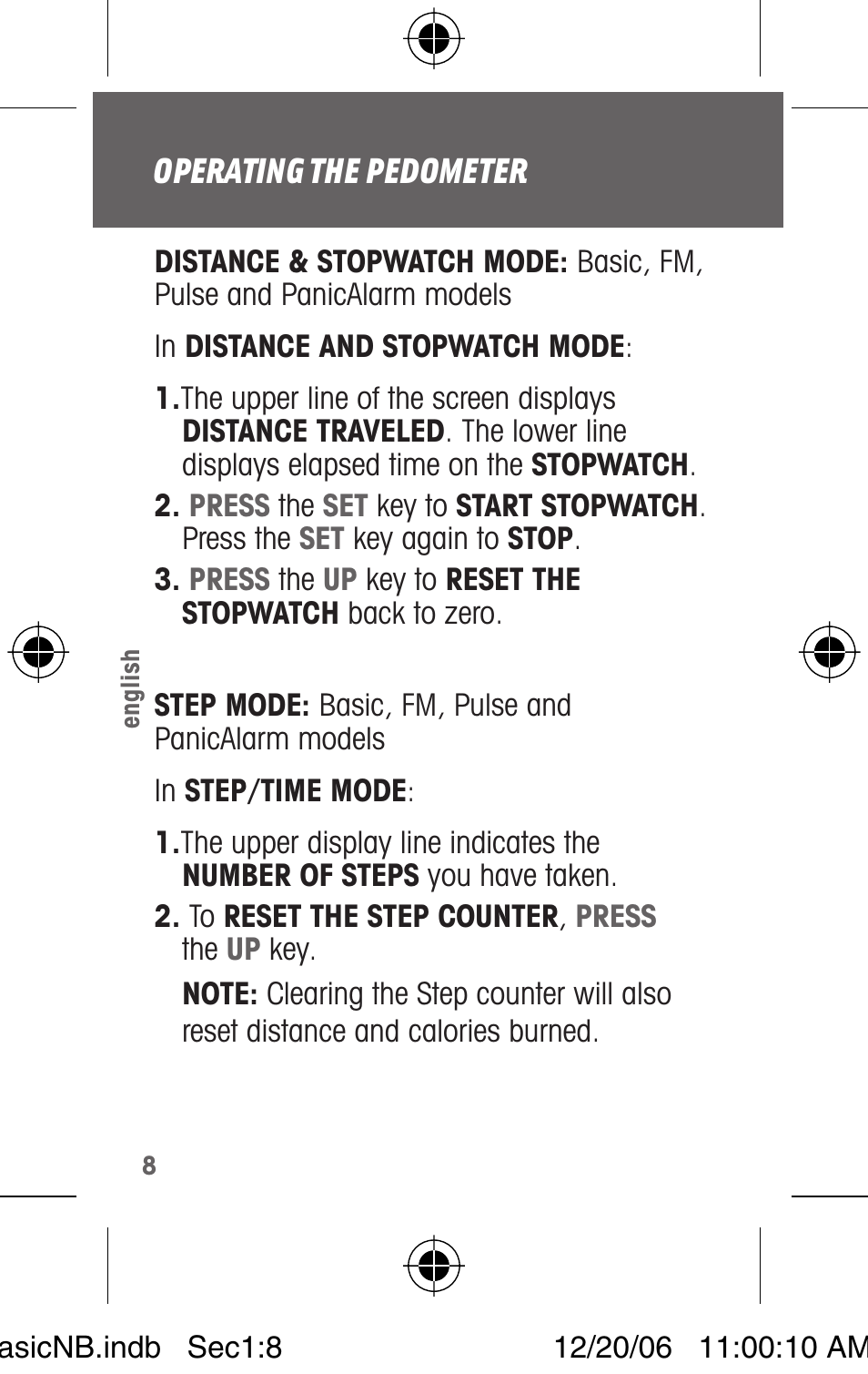 Highgear VIA FM User Manual | Page 10 / 20