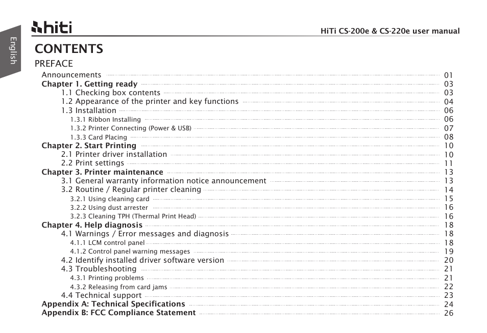 HiTi CS-200e User Manual | Page 2 / 113