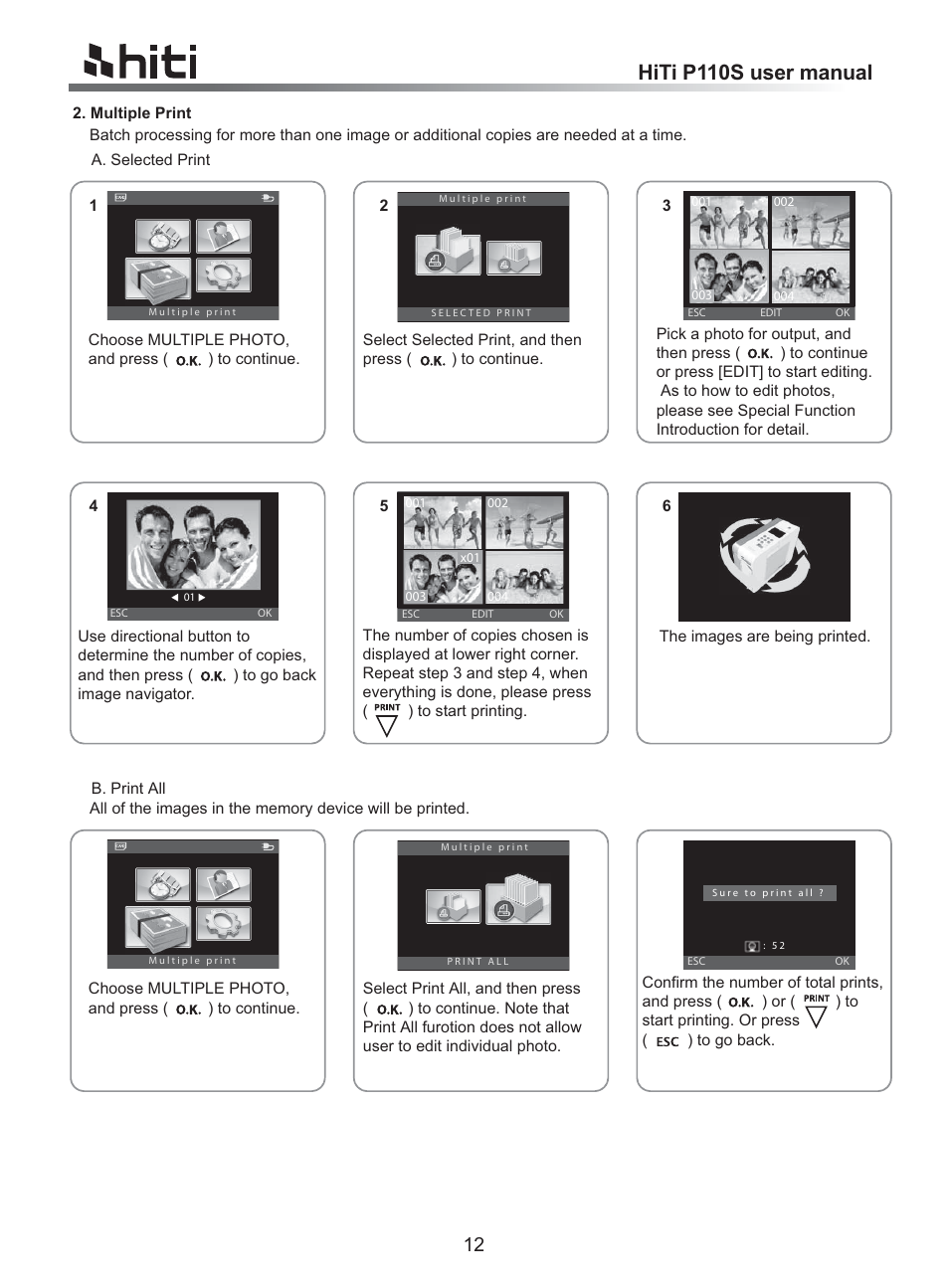 Hiti p110s user manual | HiTi P110 User Manual | Page 14 / 32