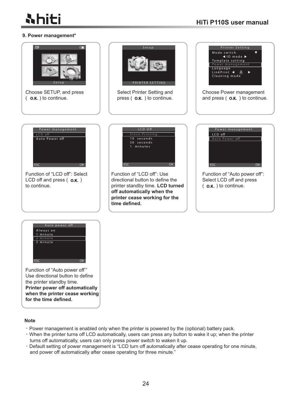 Hiti p110s user manual | HiTi P110 User Manual | Page 26 / 32