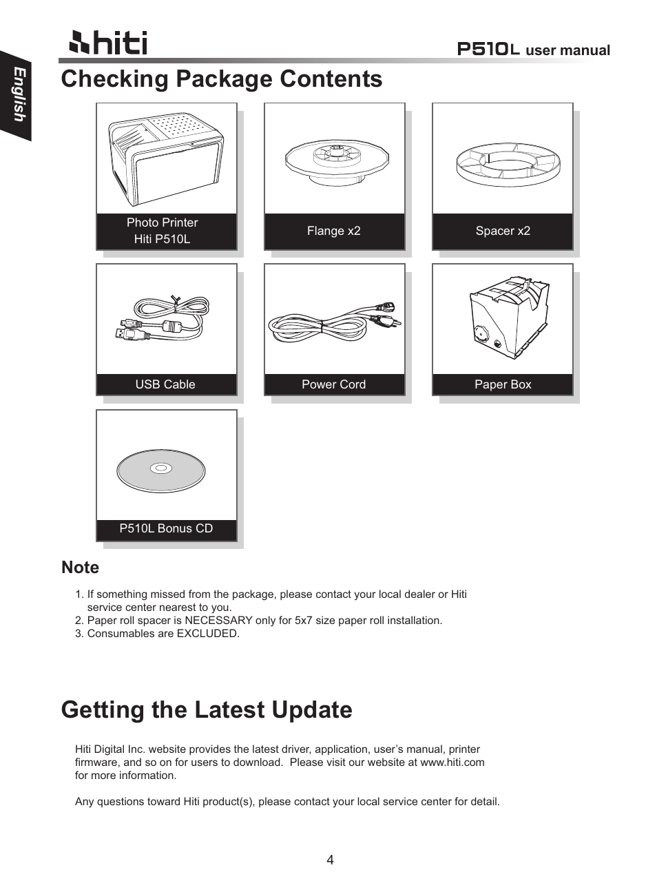 HiTi P510L User Manual | Page 4 / 12