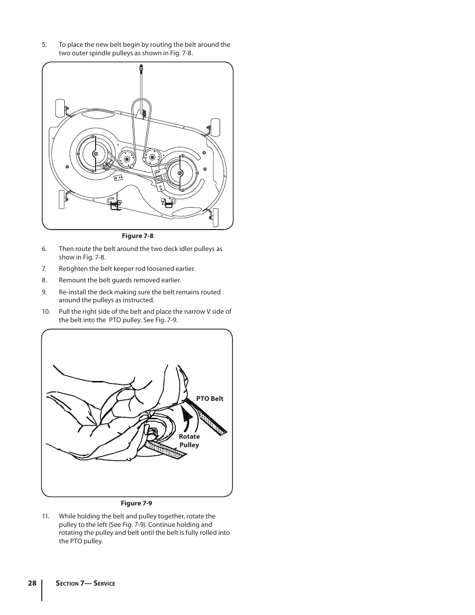 Cub Cadet LTX1046 User Manual | Page 28 / 36