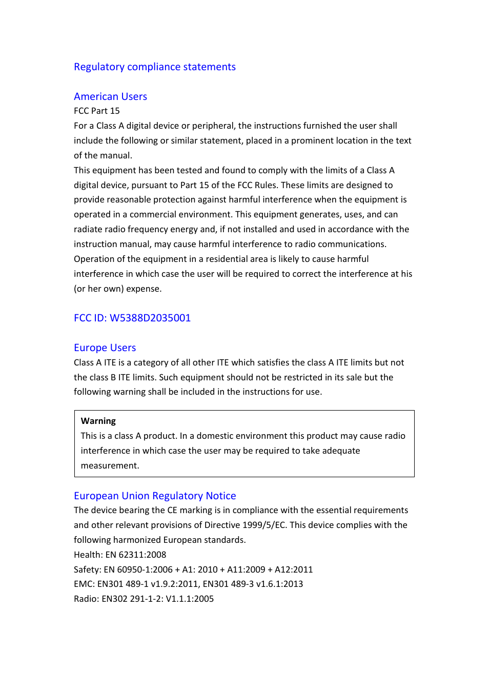 Regulatory compliance statements | HiTi P520L User Manual | Page 3 / 27