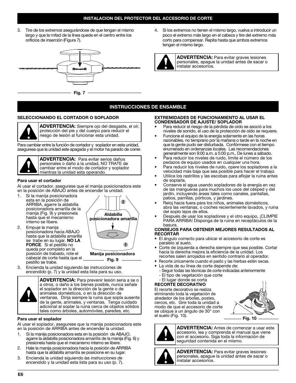 Cub Cadet CCBT User Manual | Page 22 / 24