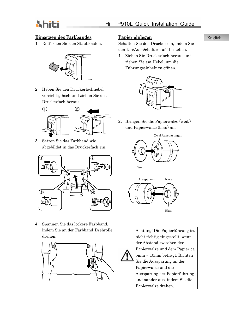 Hiti p910l quick installation guide | HiTi P910L Quick Installation Guide User Manual | Page 27 / 36