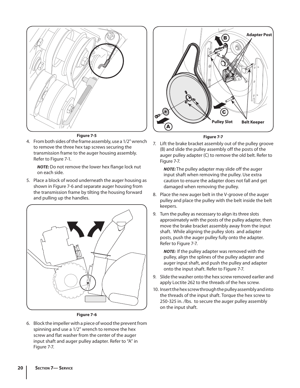 Cub Cadet WO STAGE SNOW THROWER 930 SWE User Manual | Page 20 / 28