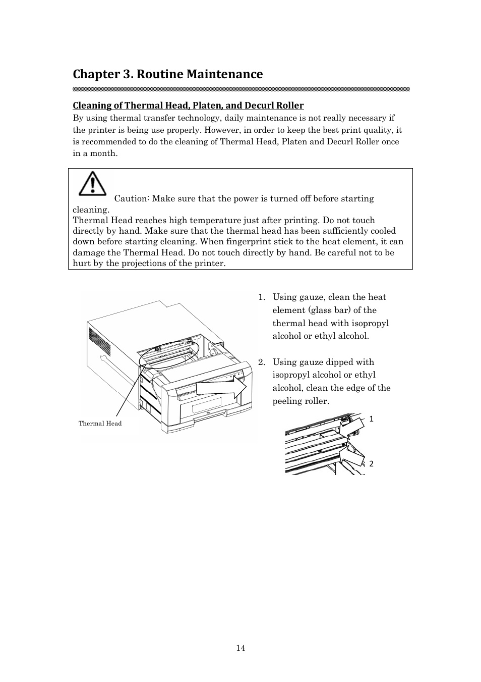 Chapter 3. routine maintenance | HiTi P910L User Manual User Manual | Page 17 / 25