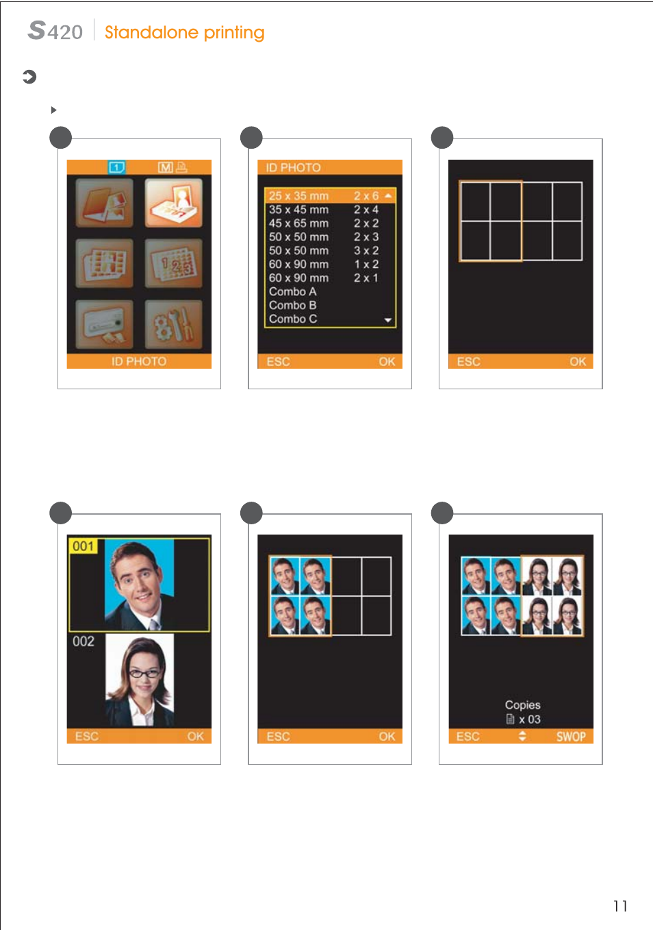 Standalone printing | HiTi S420 User Manual | Page 12 / 25