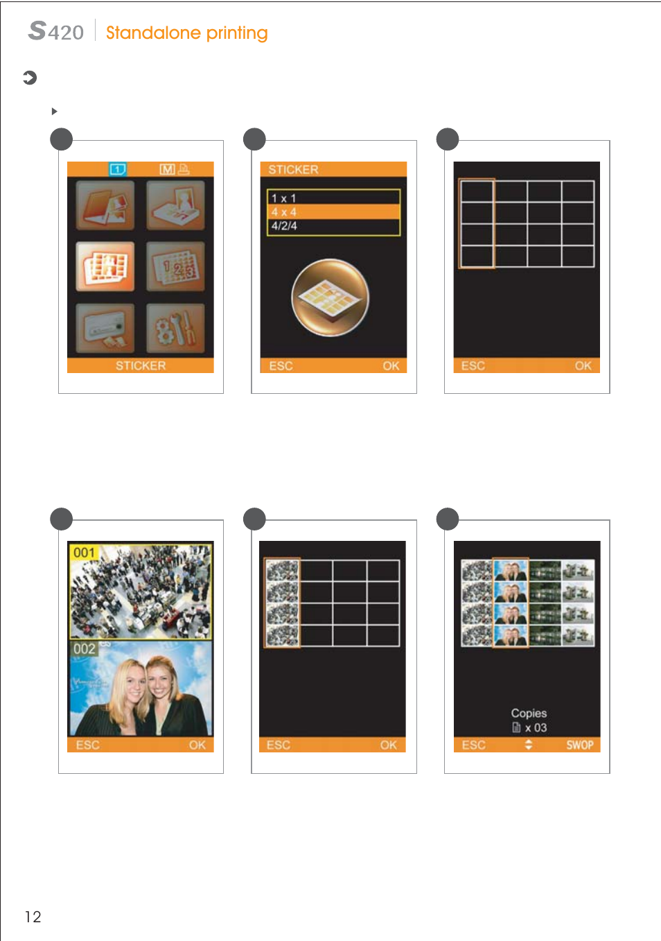 Standalone printing | HiTi S420 User Manual | Page 13 / 25