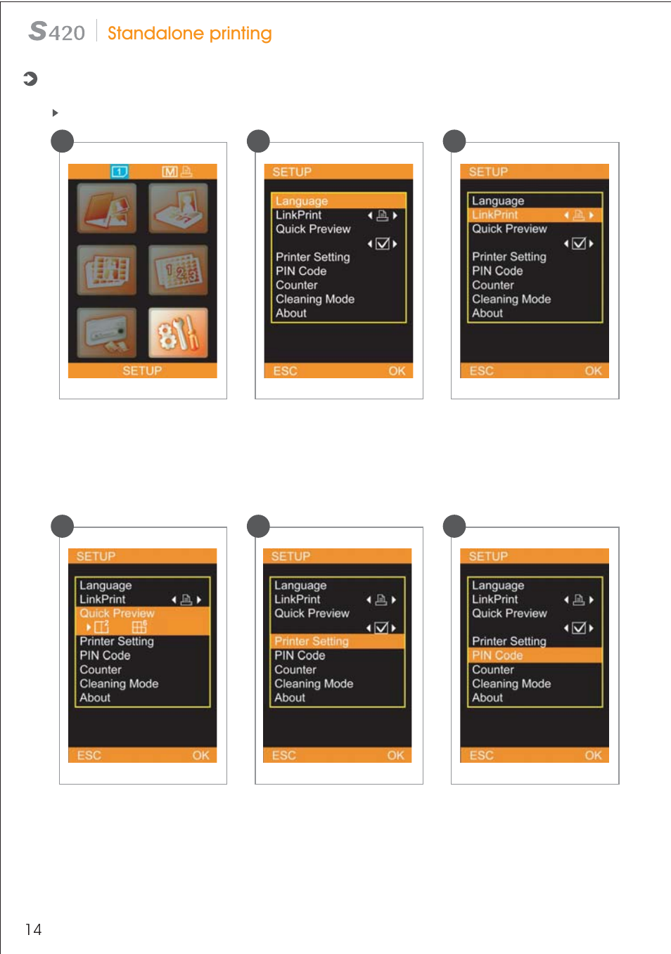 Standalone printing | HiTi S420 User Manual | Page 15 / 25
