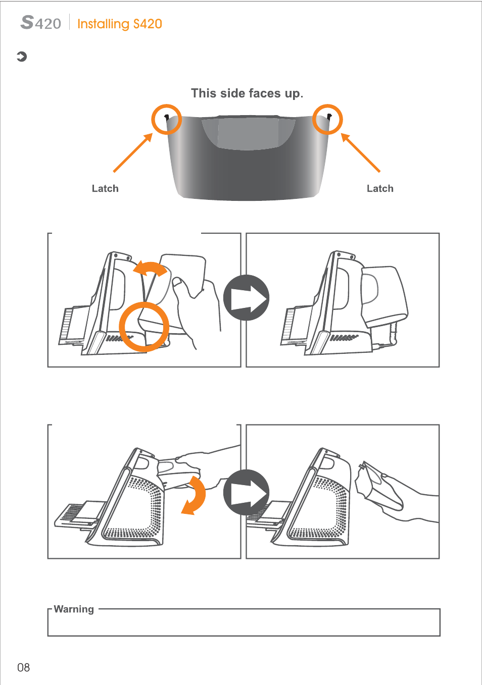 Installing s420 | HiTi S420 User Manual | Page 9 / 25