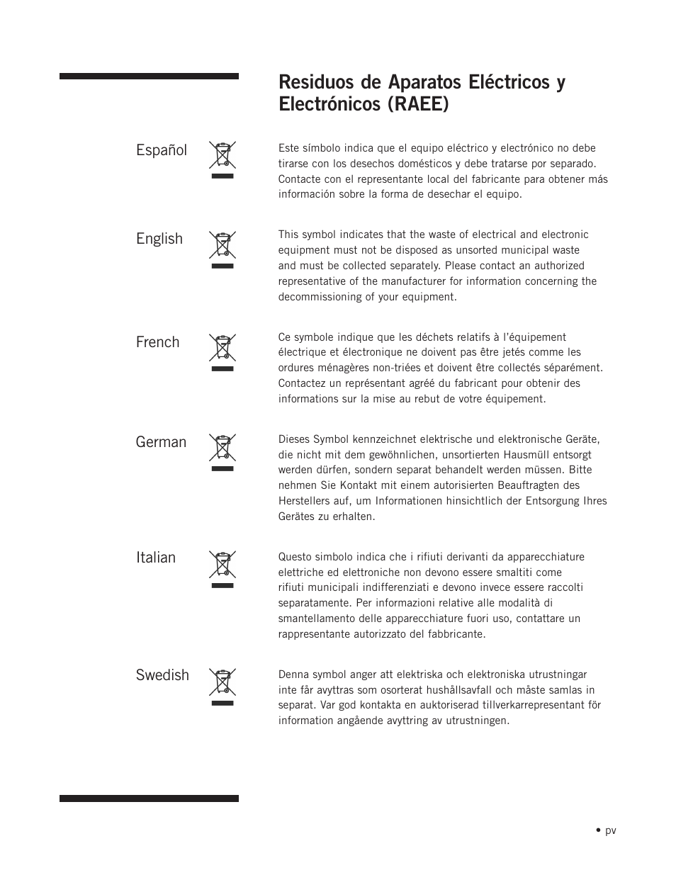 Hoefer IEF100 User Manual | Page 6 / 65