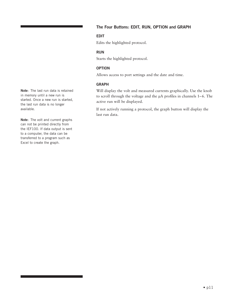 Hoefer IEF100 User Manual | Page 17 / 65