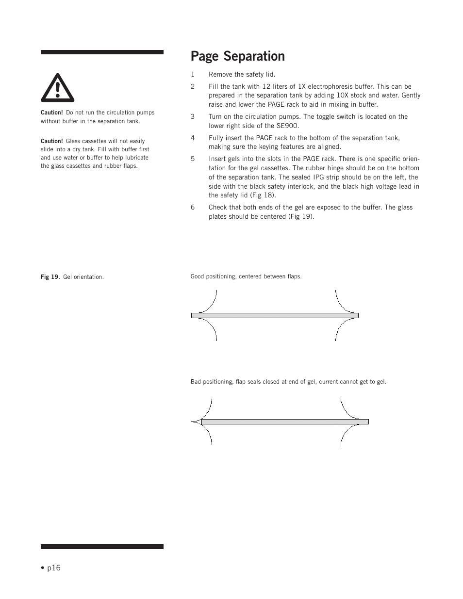 Page separation | Hoefer SE900 User Manual | Page 22 / 37