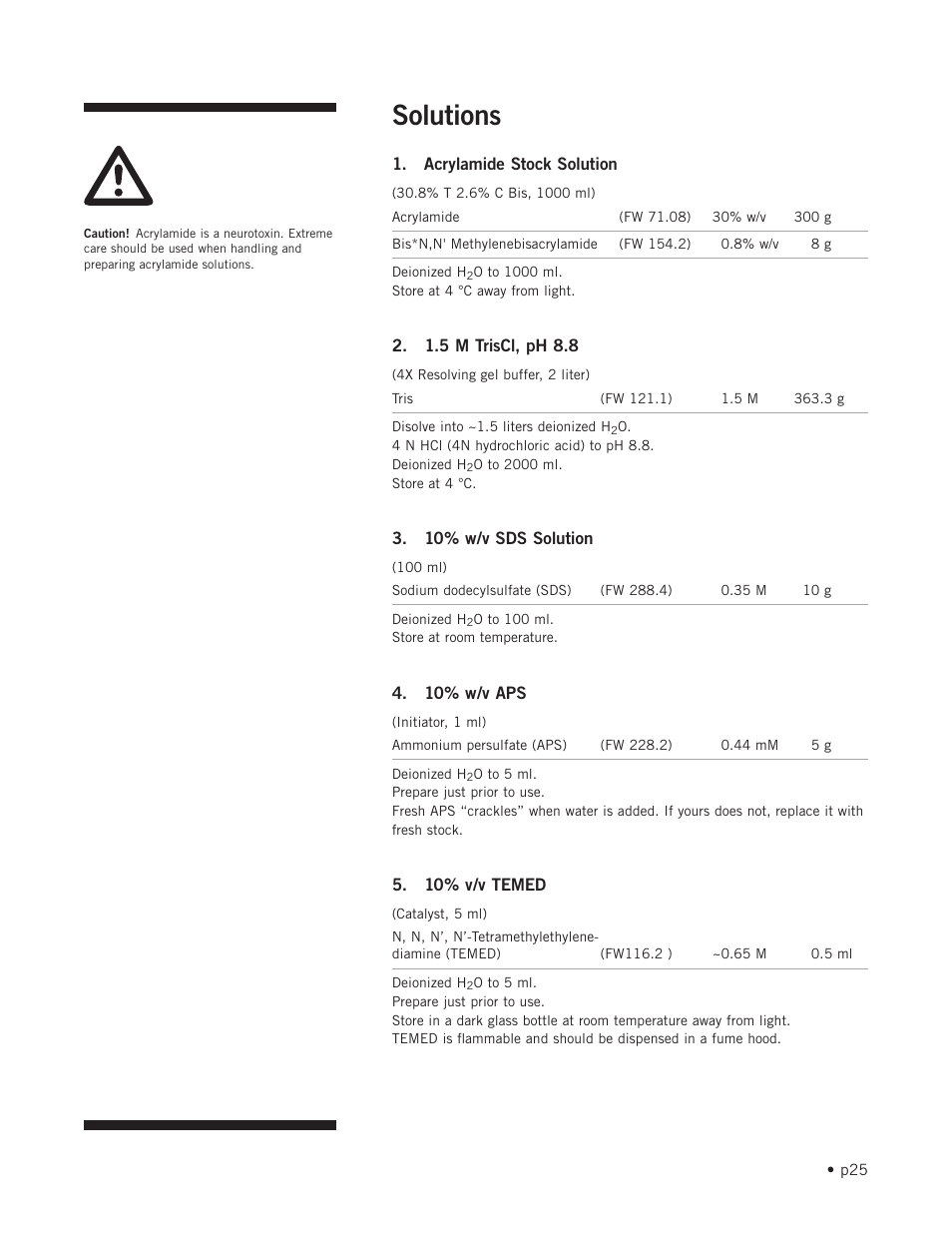 Solutions | Hoefer SE900 User Manual | Page 31 / 37