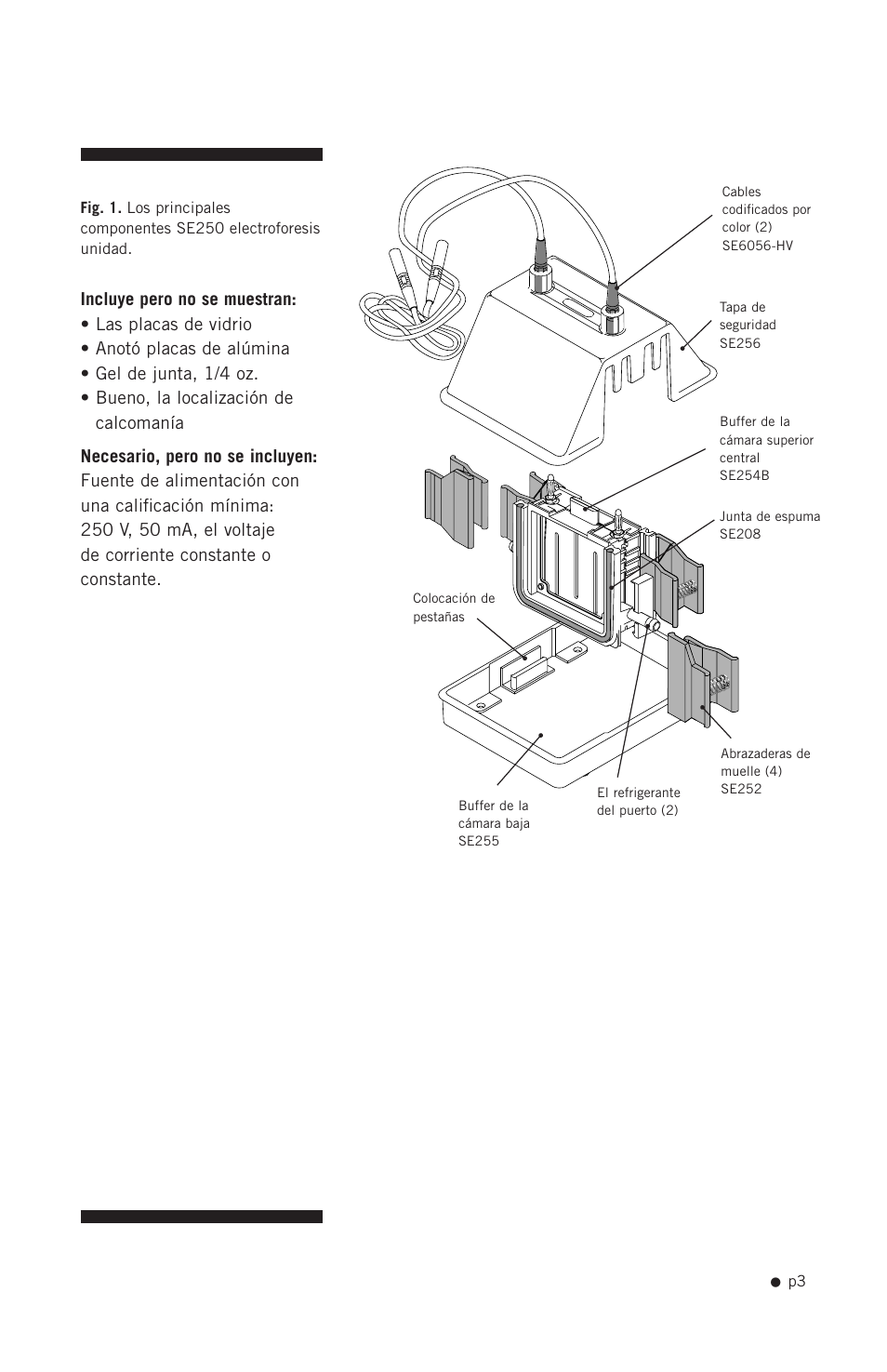 Hoefer SE250 User Manual | Page 11 / 31