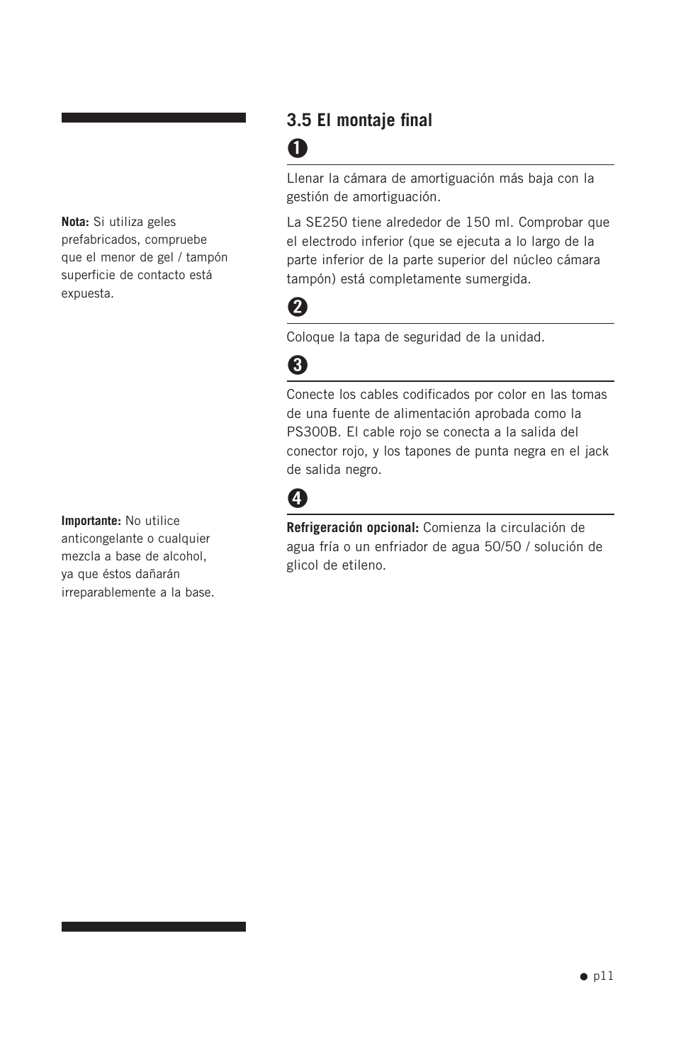 Hoefer SE250 User Manual | Page 19 / 31