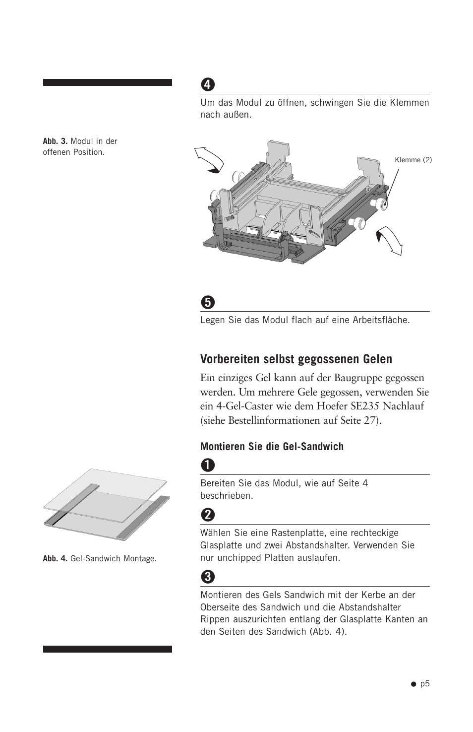 Hoefer SE300 miniVE User Manual | Page 13 / 37