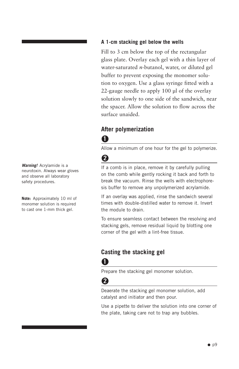 Hoefer SE300 miniVE User Manual | Page 17 / 37