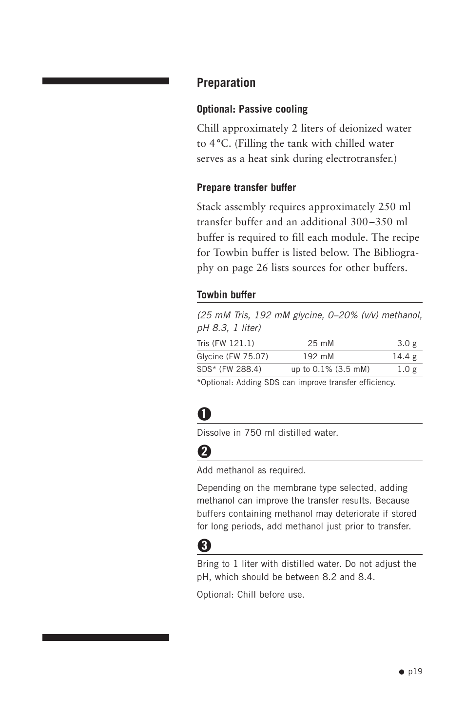 Preparation | Hoefer SE300 miniVE User Manual | Page 27 / 37