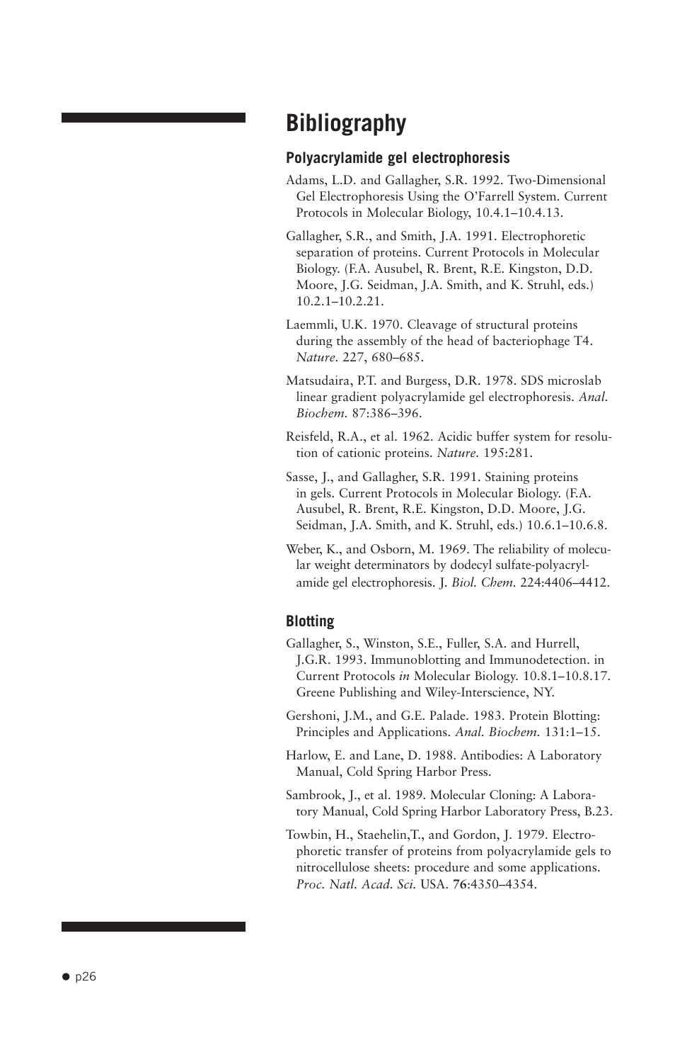 Bibliography | Hoefer SE300 miniVE User Manual | Page 34 / 37