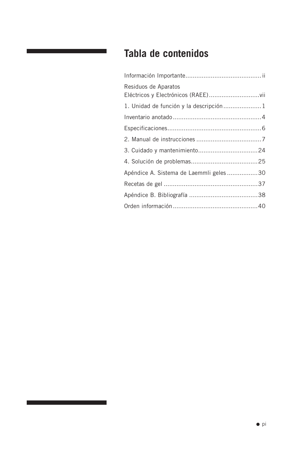 Hoefer SE400 User Manual | Page 2 / 51