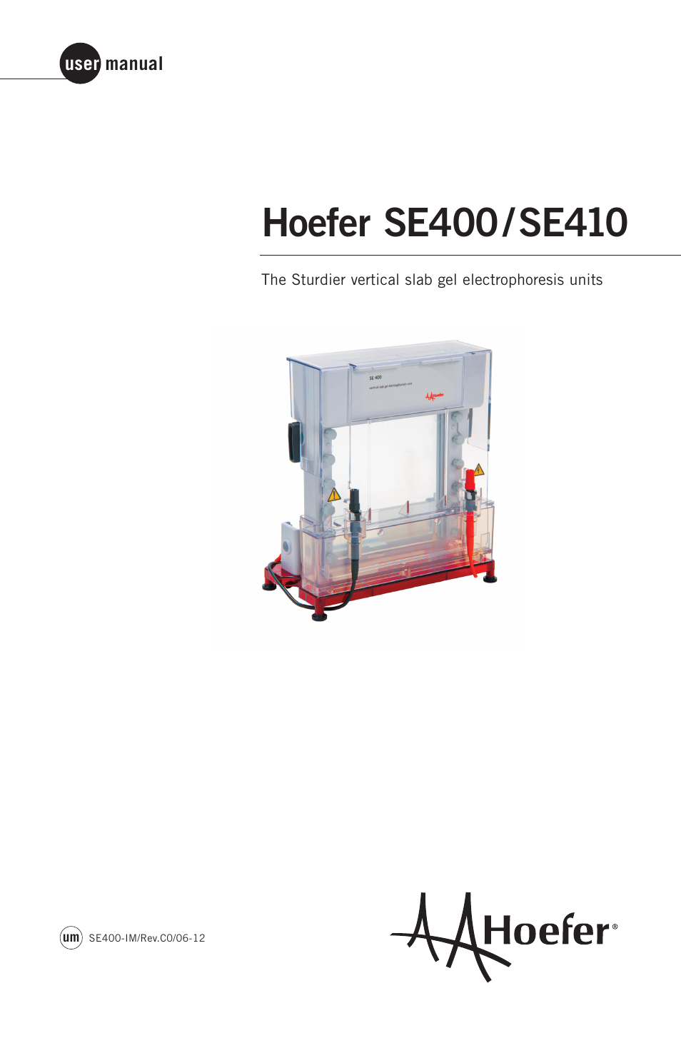 Hoefer SE400 User Manual | 50 pages