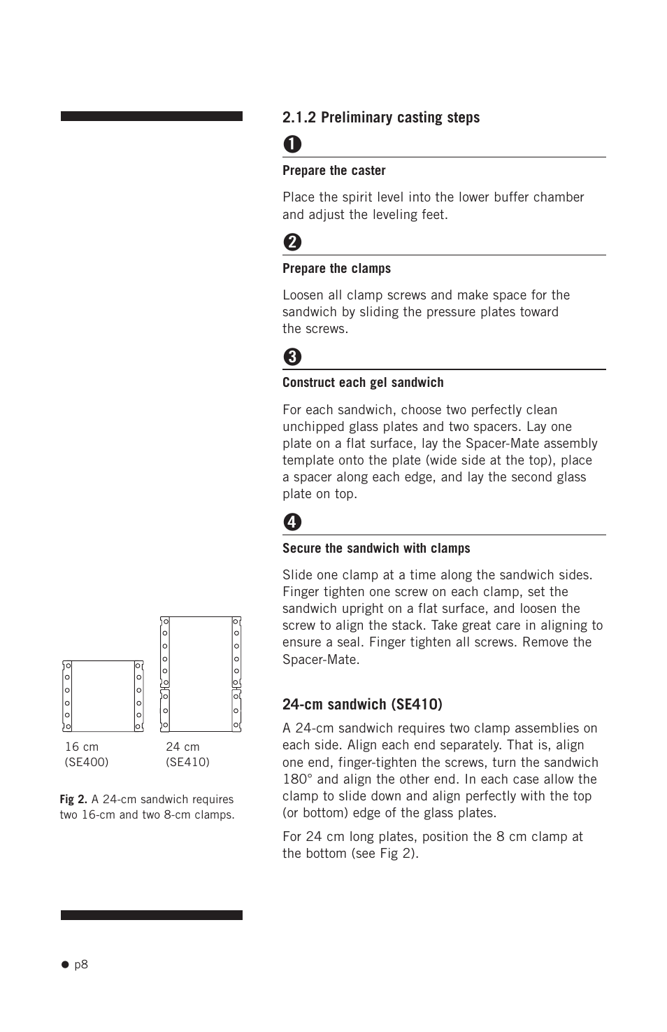 Hoefer SE400 User Manual | Page 16 / 50