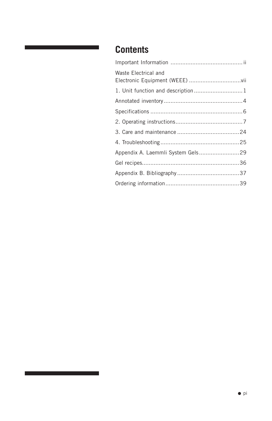 Hoefer SE400 User Manual | Page 2 / 50