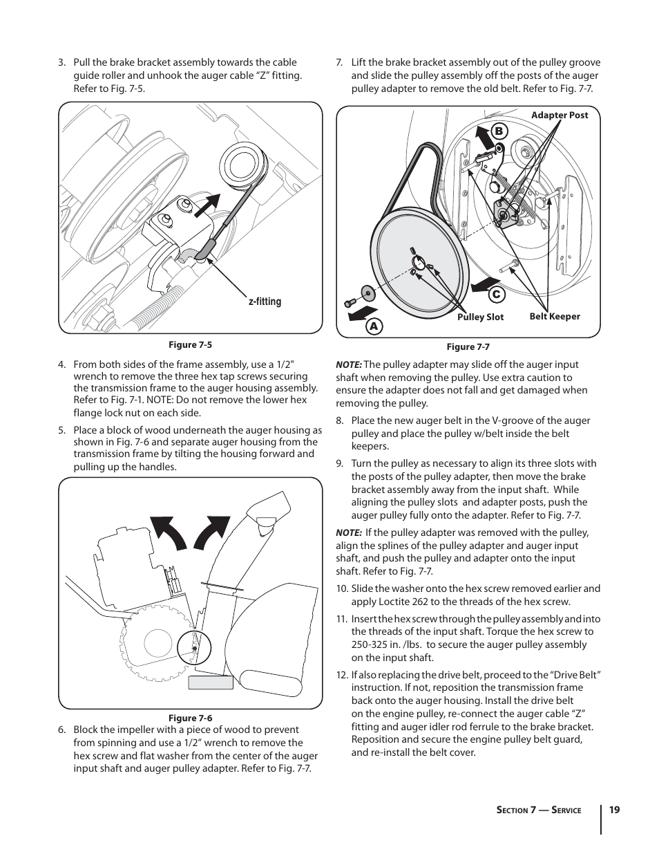 Cub Cadet 930 SWE User Manual | Page 19 / 28