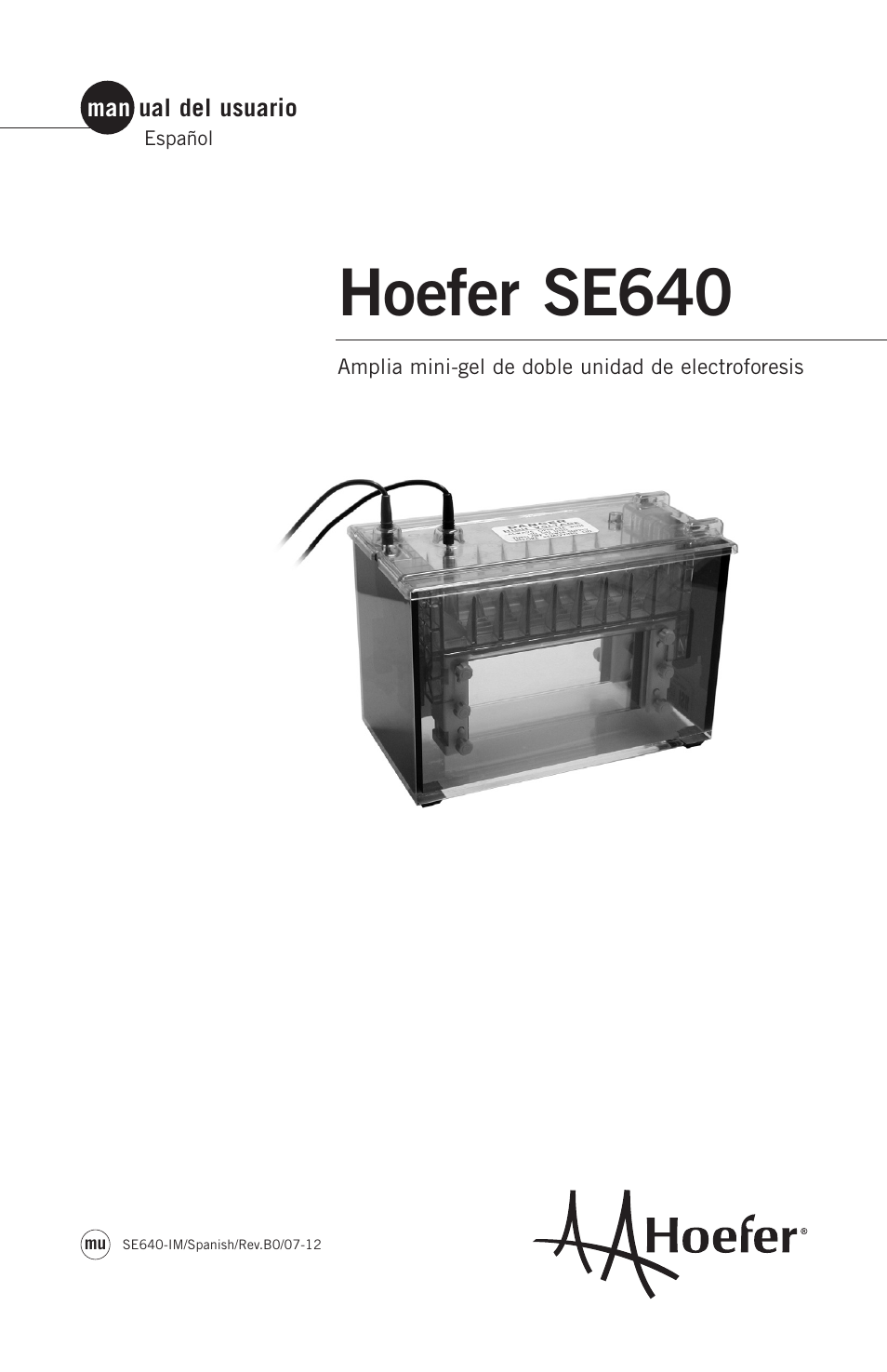 Hoefer SE640 User Manual | 51 pages