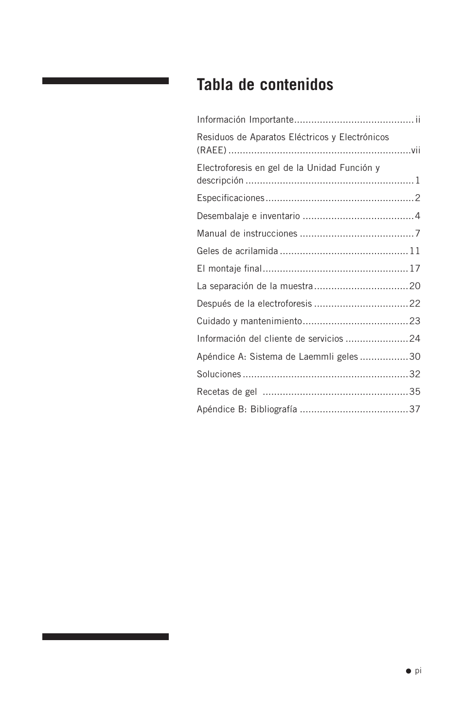 Hoefer SE640 User Manual | Page 2 / 51